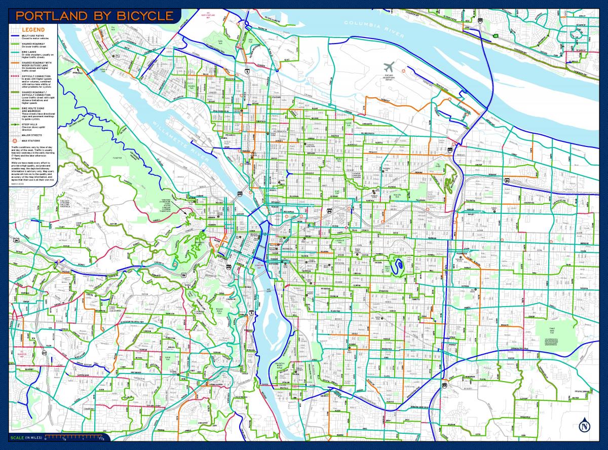 Portland Oregon haritası göster